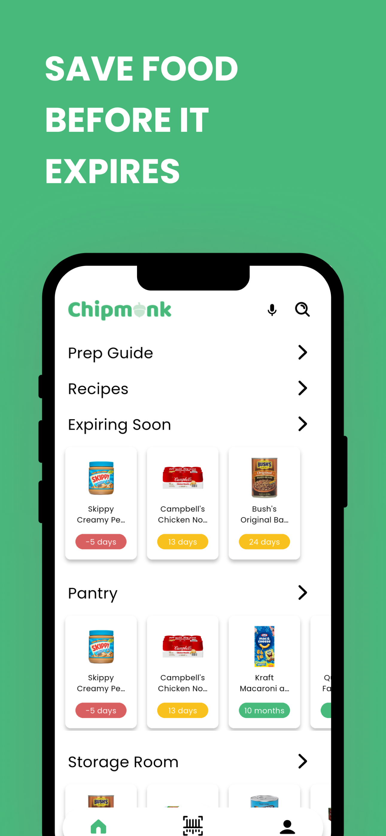 Chipmunk app screenshot